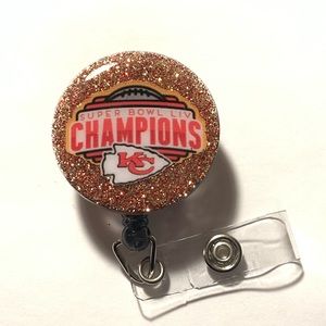 KC Chiefs super bowl badge reel / ID